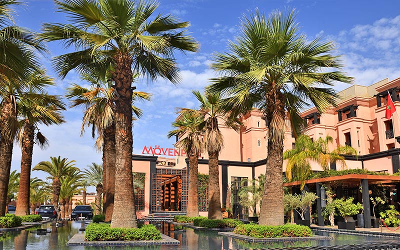 movenpick hotel mansour eddahbi marrakech facade