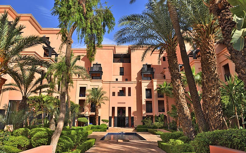 movenpick mansour eddahbi hotel marrakech facade