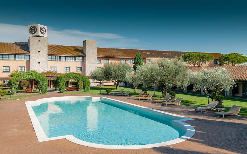 sheraton parco de medici rome hotel outdoor pool