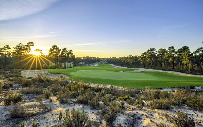 dunas golf comporta portugal sunset