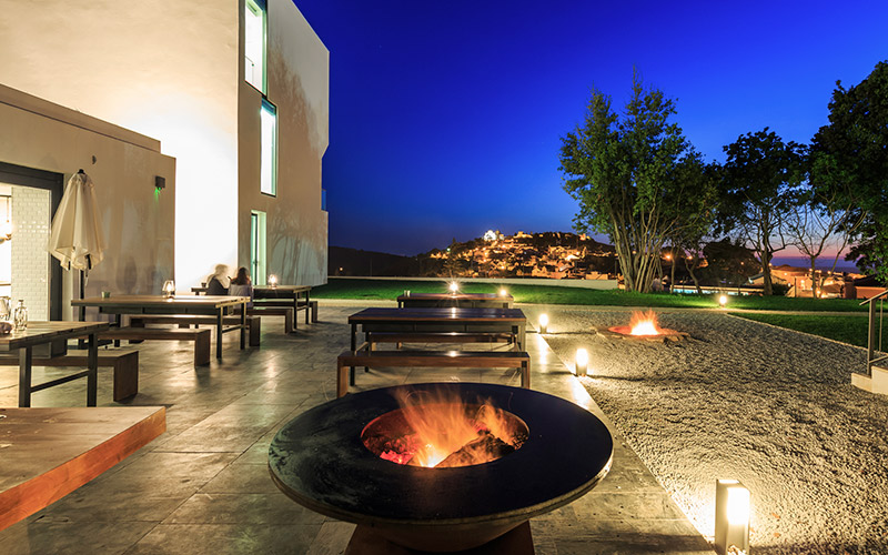 octant santiago hotel outdoor night alentejo