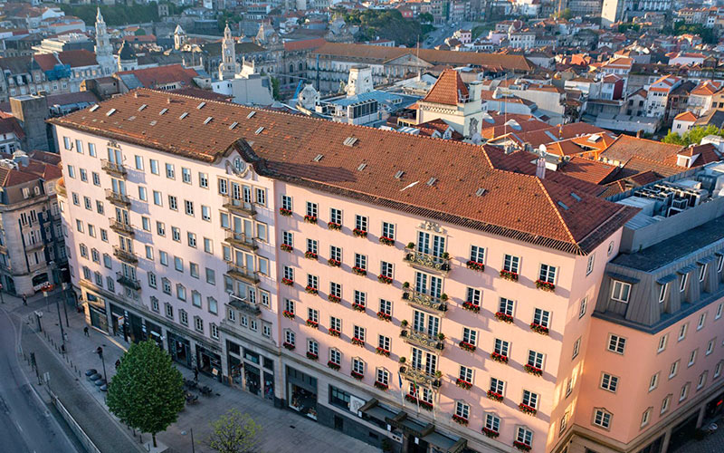 hospes infante sagres porto hotel facade