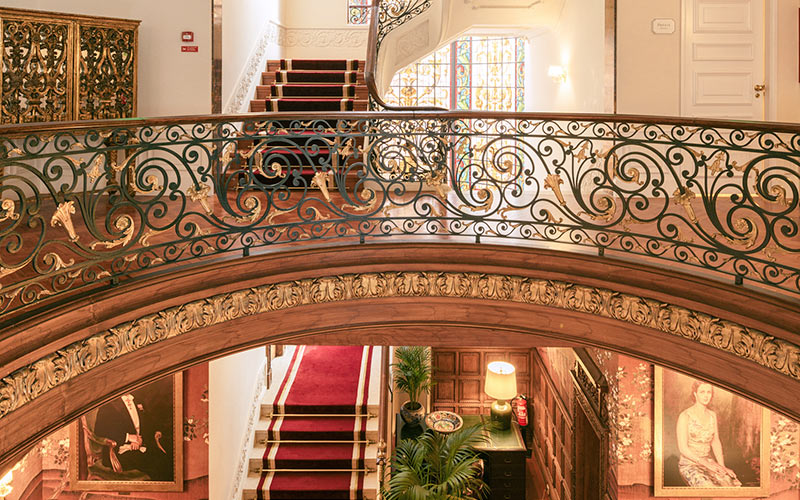 hospes infante sagres porto hotel stairs